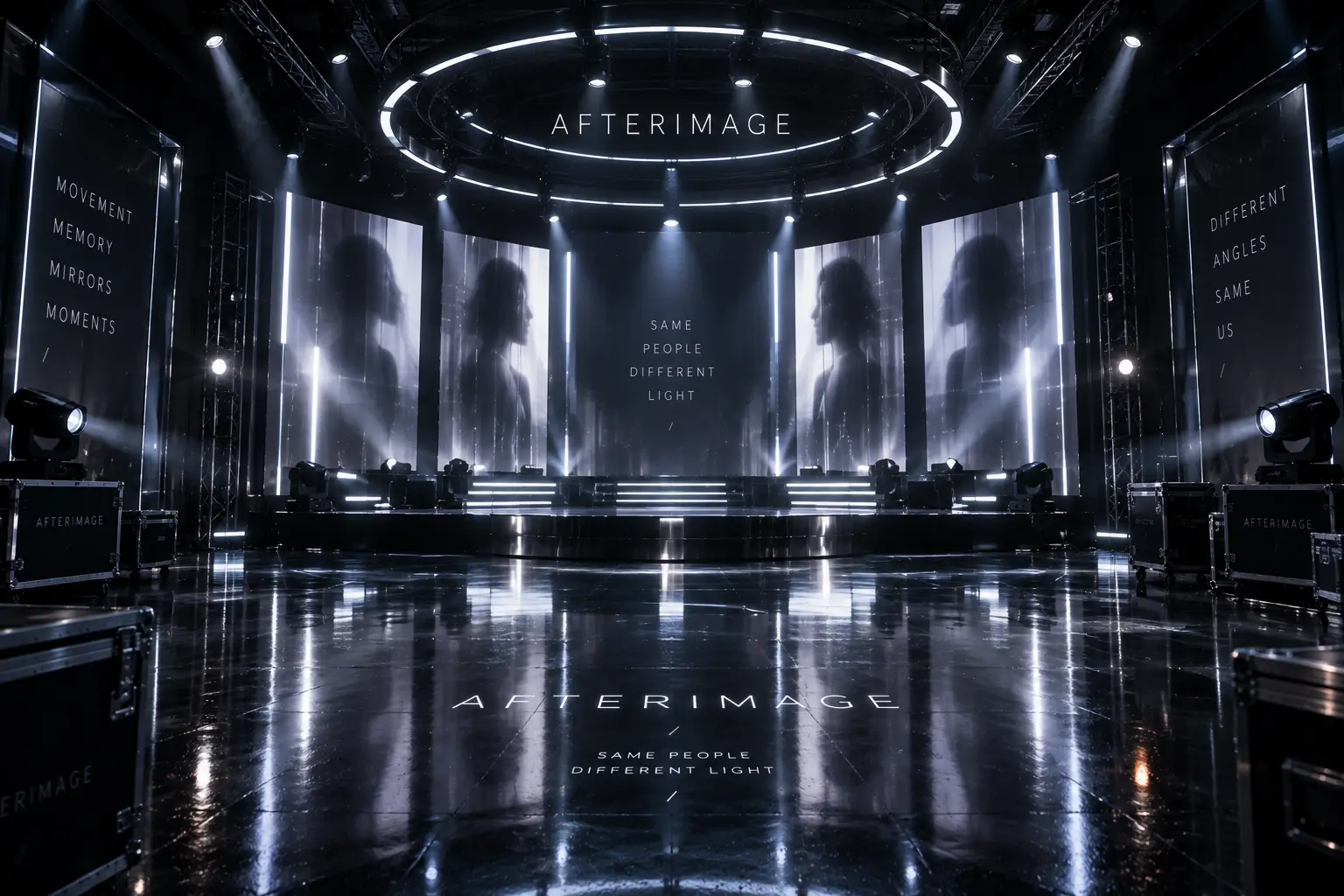 The AFTERIMAGE Performance Room environment