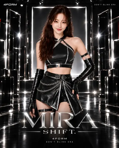 MIRA in black-and-chrome DON’T BLINK styling