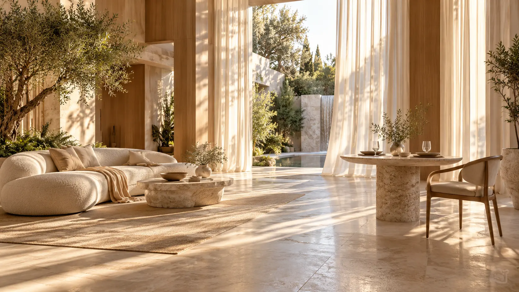 The SOFT LAUNCH Private Atrium environment