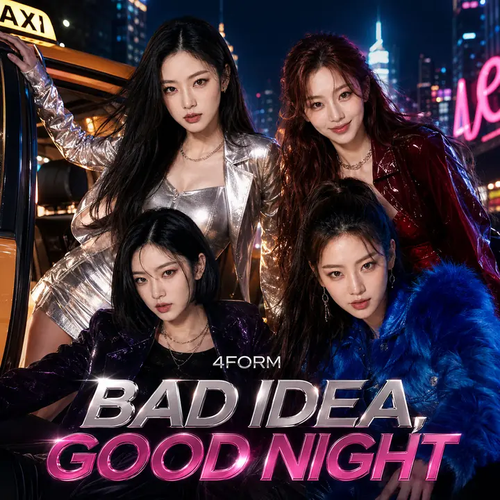 BAD IDEA, GOOD NIGHT cover artwork